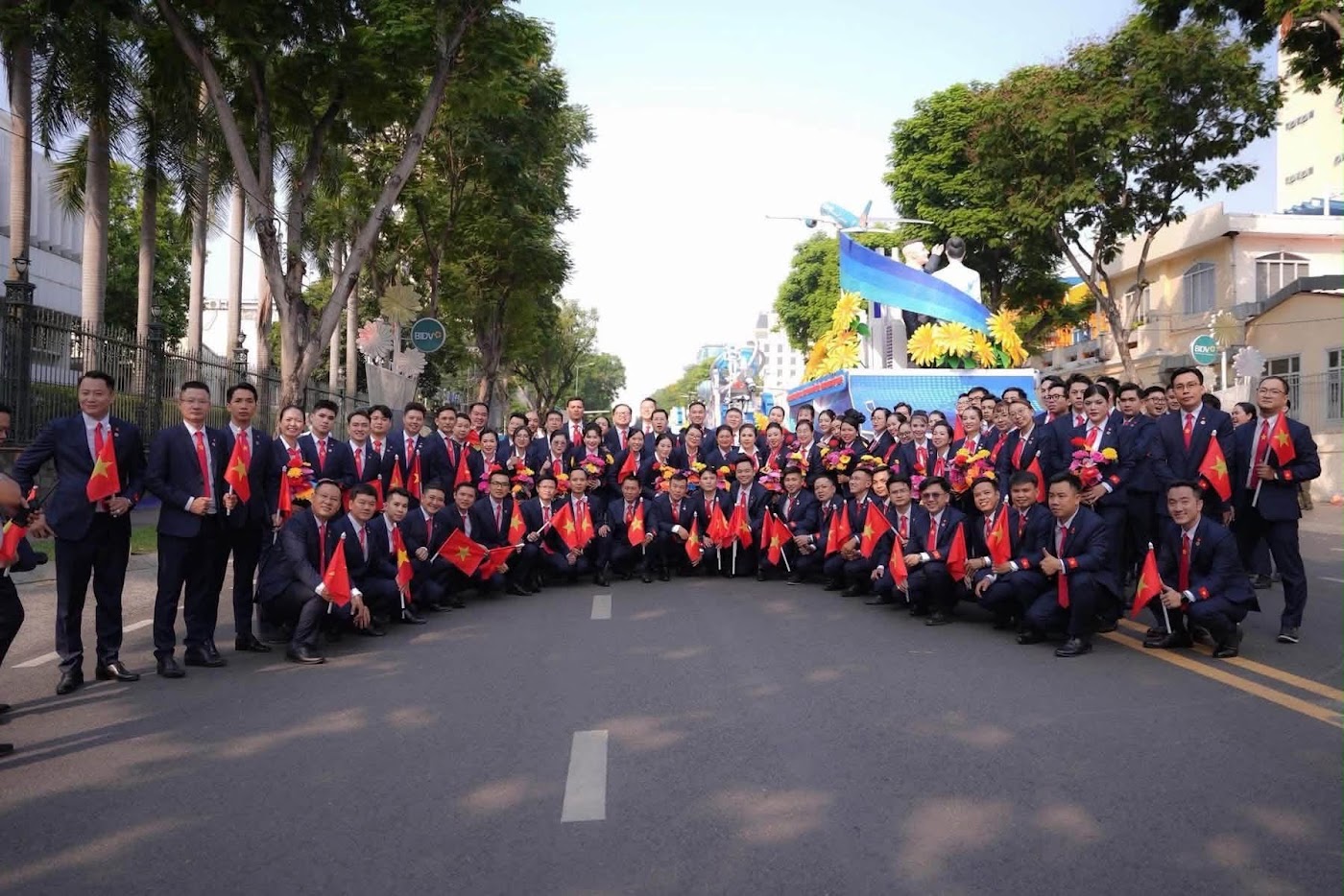 Khối diễu hành trong Lễ kỷ niệm 50 năm Ngày Giải phóng miền Nam, 30/4/2025